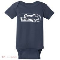 Gone Fishing Logo Baby Bodysuit thumb 0