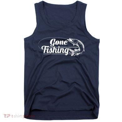 Gone Fishing Logo Tank Top