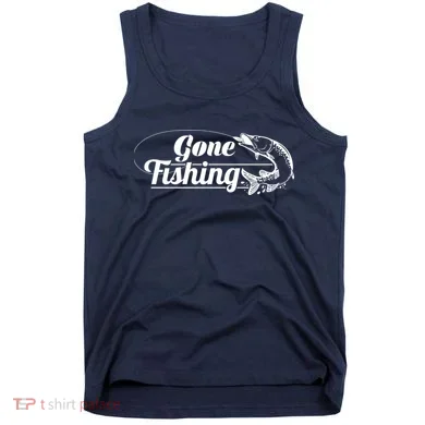 Gone Fishing Logo Tank Top