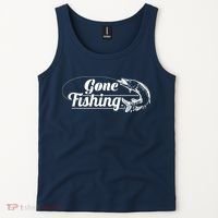 Gone Fishing Logo Tank Top thumb 2