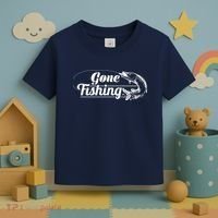 Gone Fishing Logo Toddler T-Shirt thumb 3