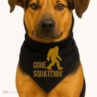 Gone Squatchhin USA-Made Doggie Bandana thumb 1