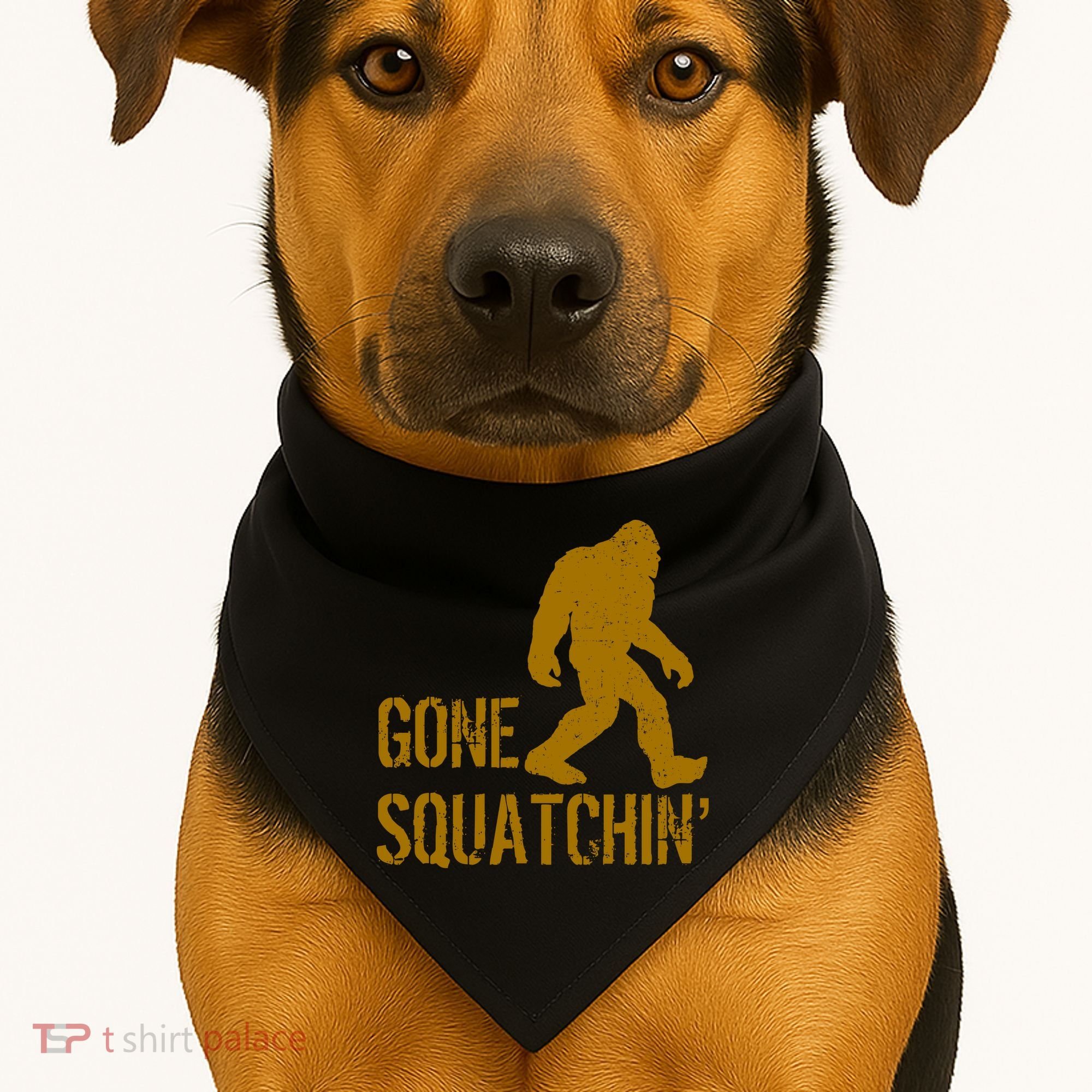 Gone Squatchhin USA-Made Doggie Bandana