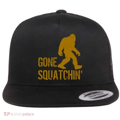 Gone Squatchhin Flat Bill Trucker Hat