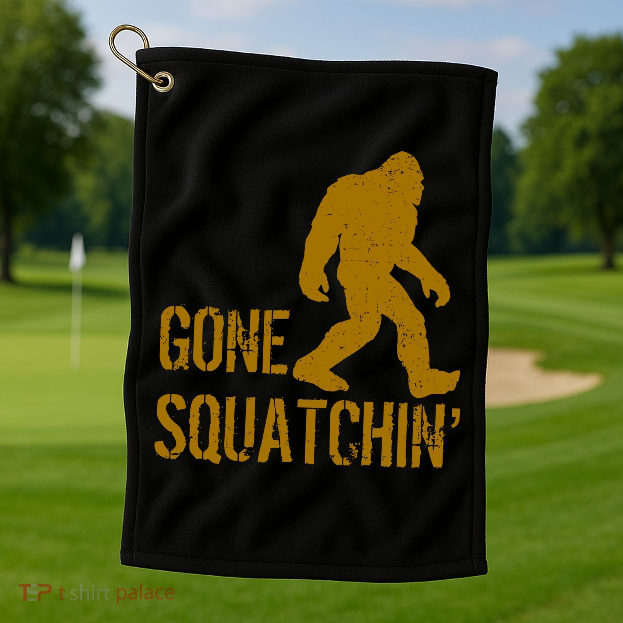 Gone Squatchhin Golf Towel