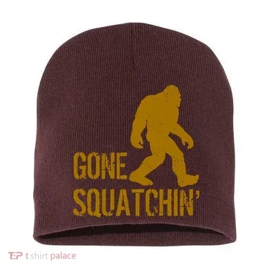 Gone Squatchhin Short Acrylic Beanie