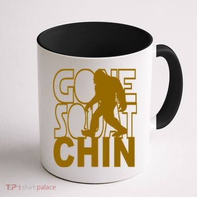 Gone Squatchhin Funny Sasquatch Coffee Mug back