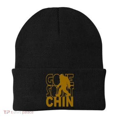 Gone Squatchhin Funny Sasquatch Beanie