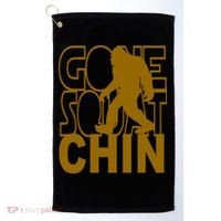 Gone Squatchhin Funny Sasquatch Golf Towel thumb 0