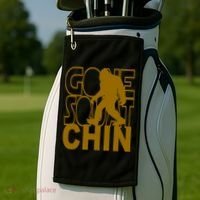 Gone Squatchhin Funny Sasquatch Golf Towel thumb 2