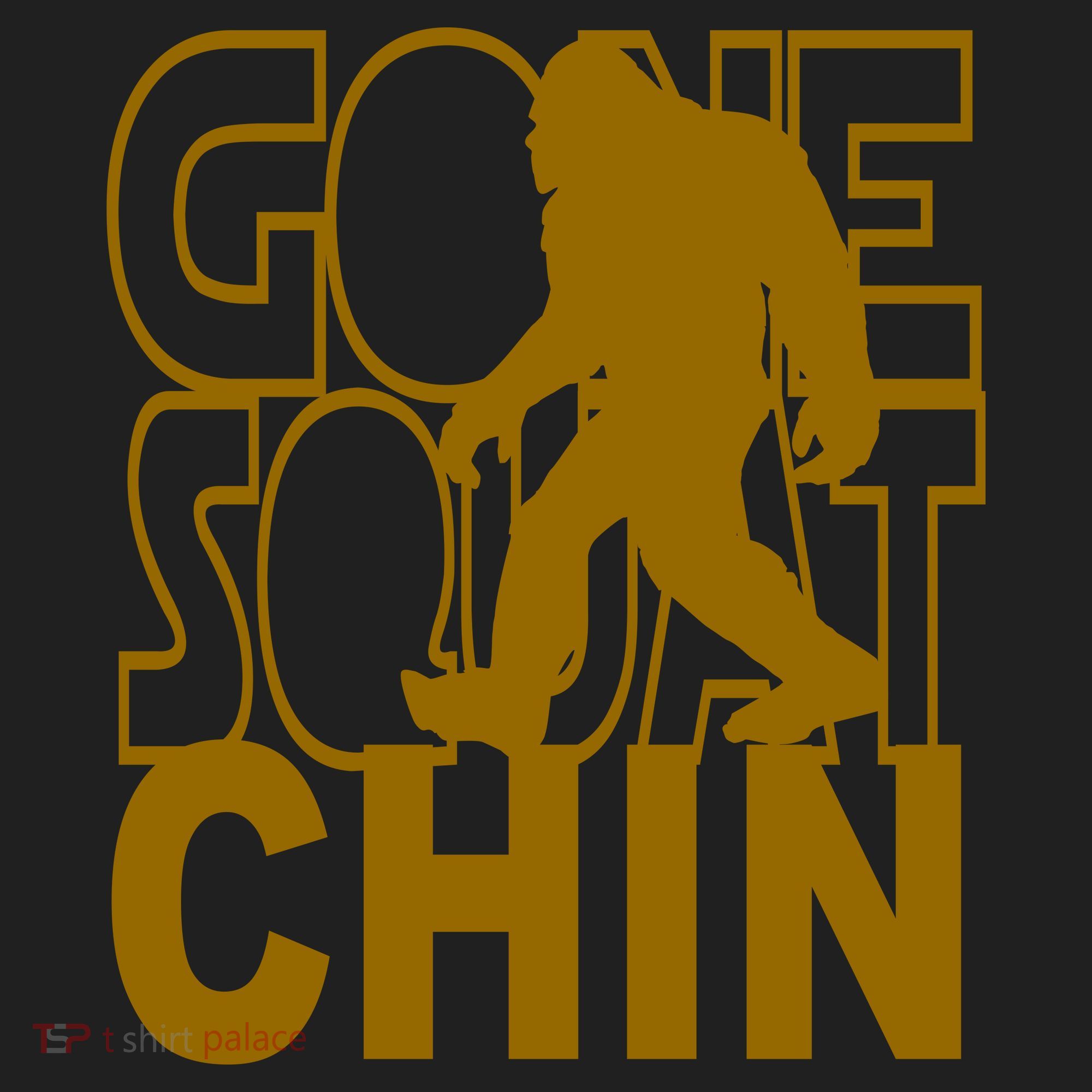 Gone Squatchhin Funny Sasquatch Golf Towel