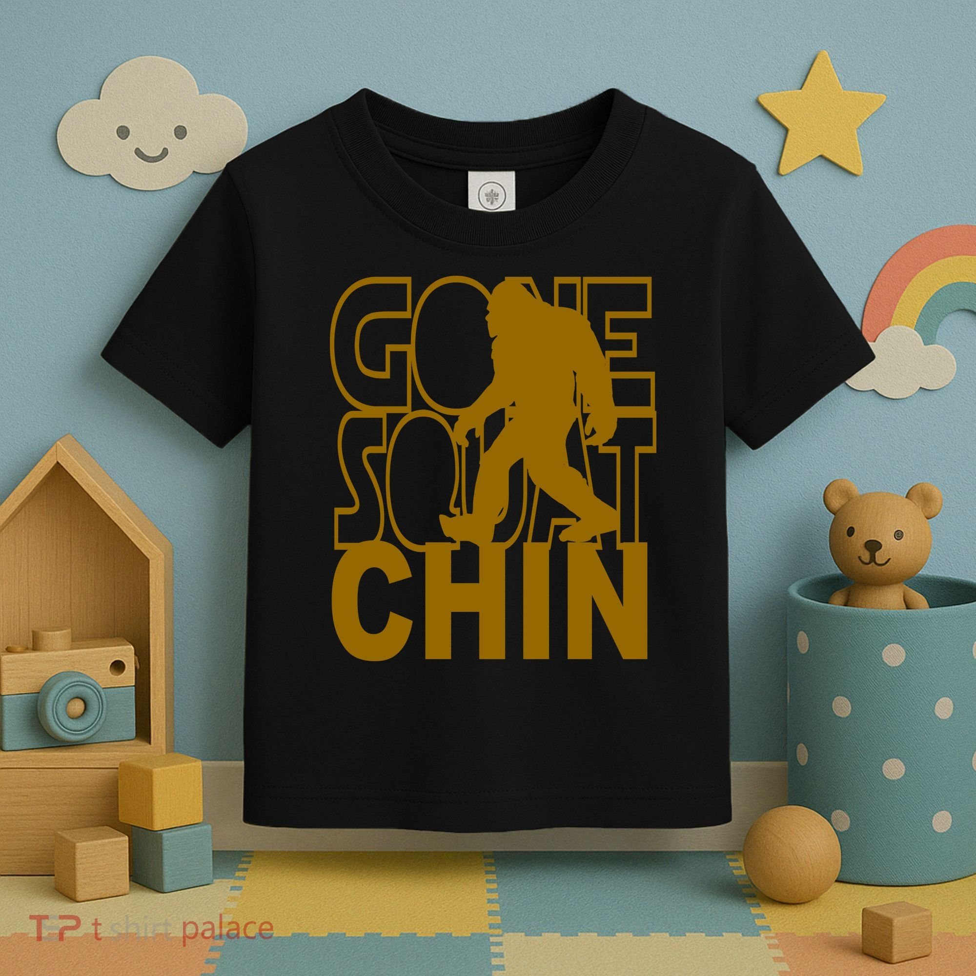 Gone Squatchhin Funny Sasquatch Toddler T-Shirt