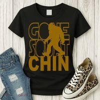 Gone Squatchhin Funny Sasquatch Women's T-Shirt thumb 3