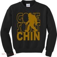 Gone Squatchhin Funny Sasquatch Kids Sweatshirt thumb 0