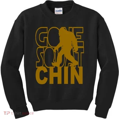 Gone Squatchhin Funny Sasquatch Kids Sweatshirt