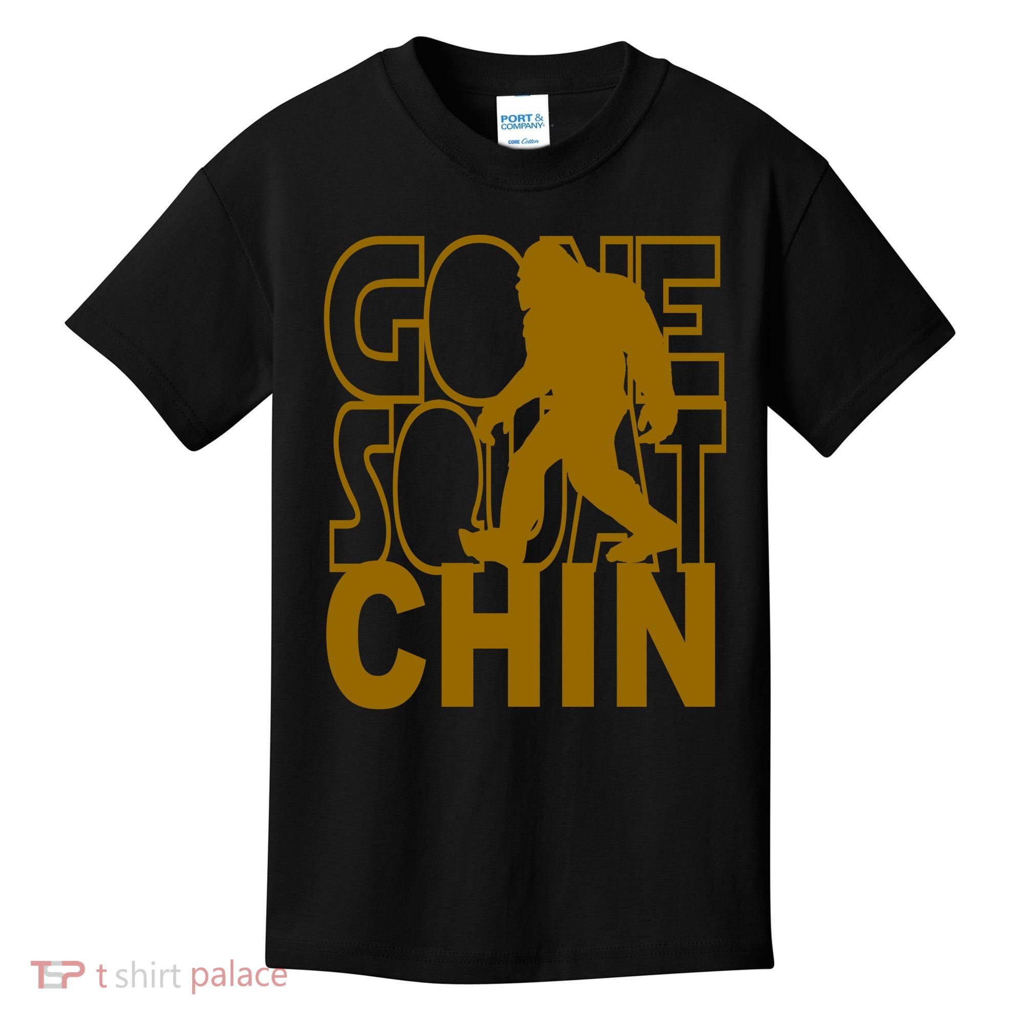 Gone Squatchhin Funny Sasquatch Kids T-Shirt