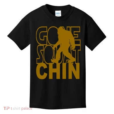 Gone Squatchhin Funny Sasquatch Kids T-Shirt