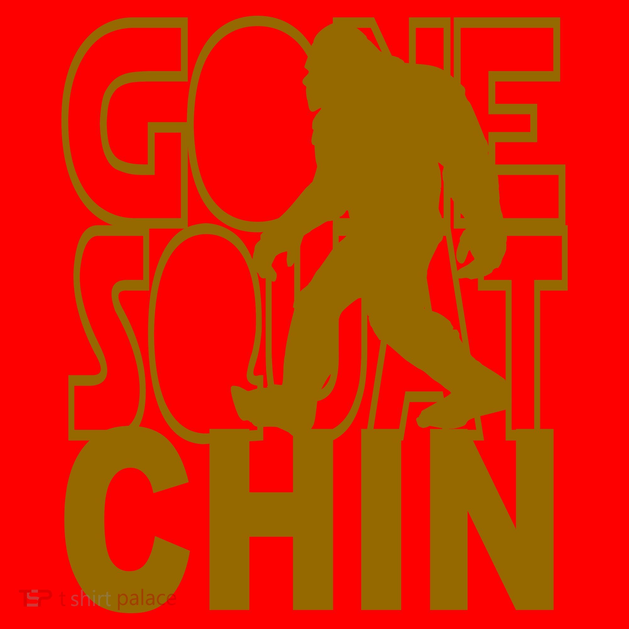 Gone Squatchhin Funny Sasquatch Santa Hat