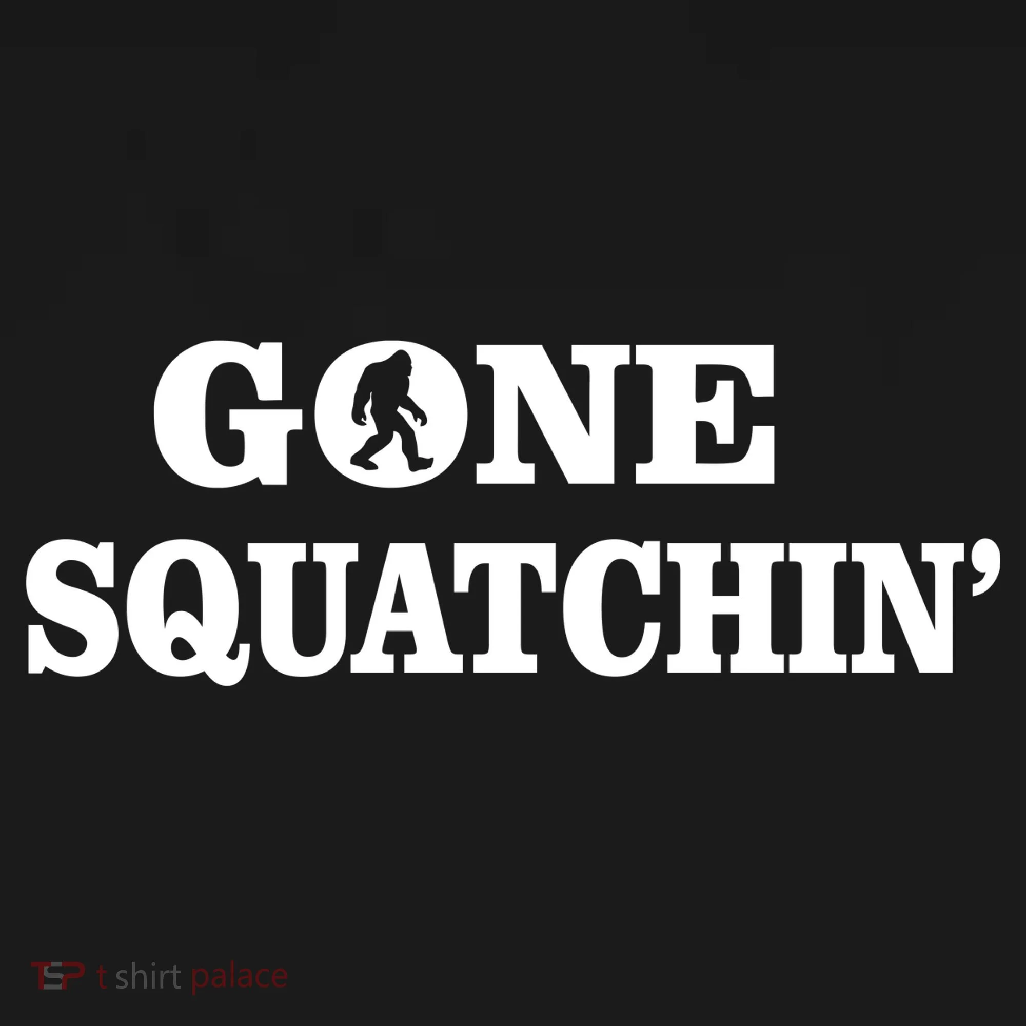 Gone Squatchhin Logo Doggie Tank