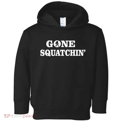Gone Squatchhin Logo Toddler Hoodie