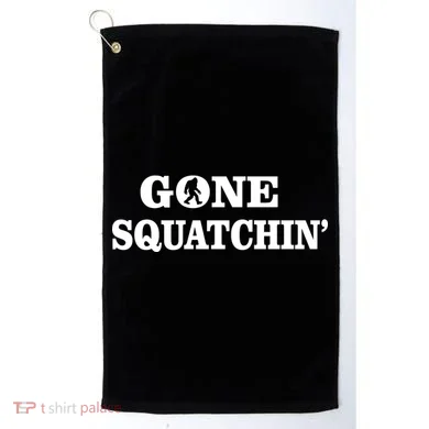Gone Squatchhin Logo Golf Towel