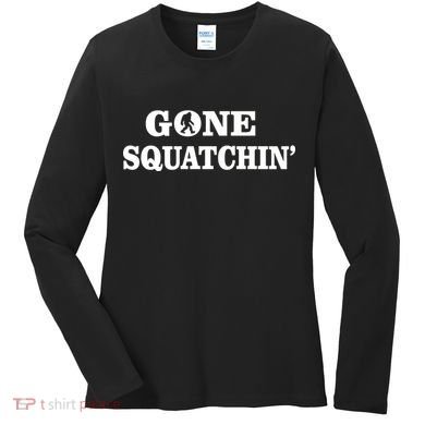Gone Squatchhin Logo Women's Long Sleeve Shirt