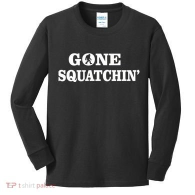 Gone Squatchhin Logo Kids Long Sleeve Shirt