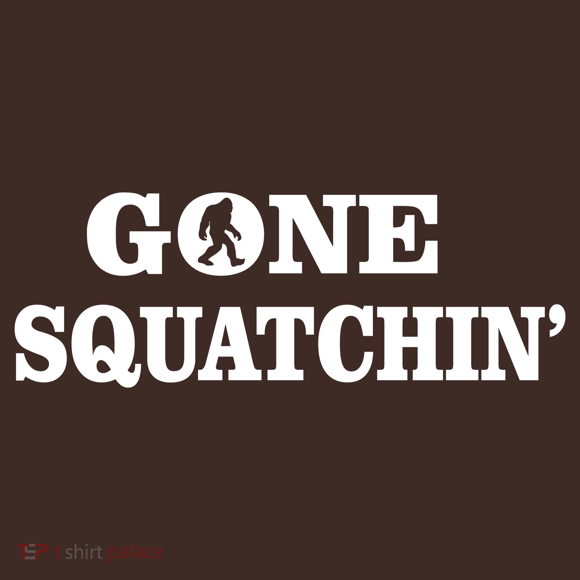 Gone Squatchhin Logo Coaster