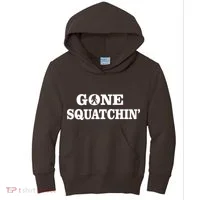 Gone Squatchhin Logo Kids Hoodie thumb 0