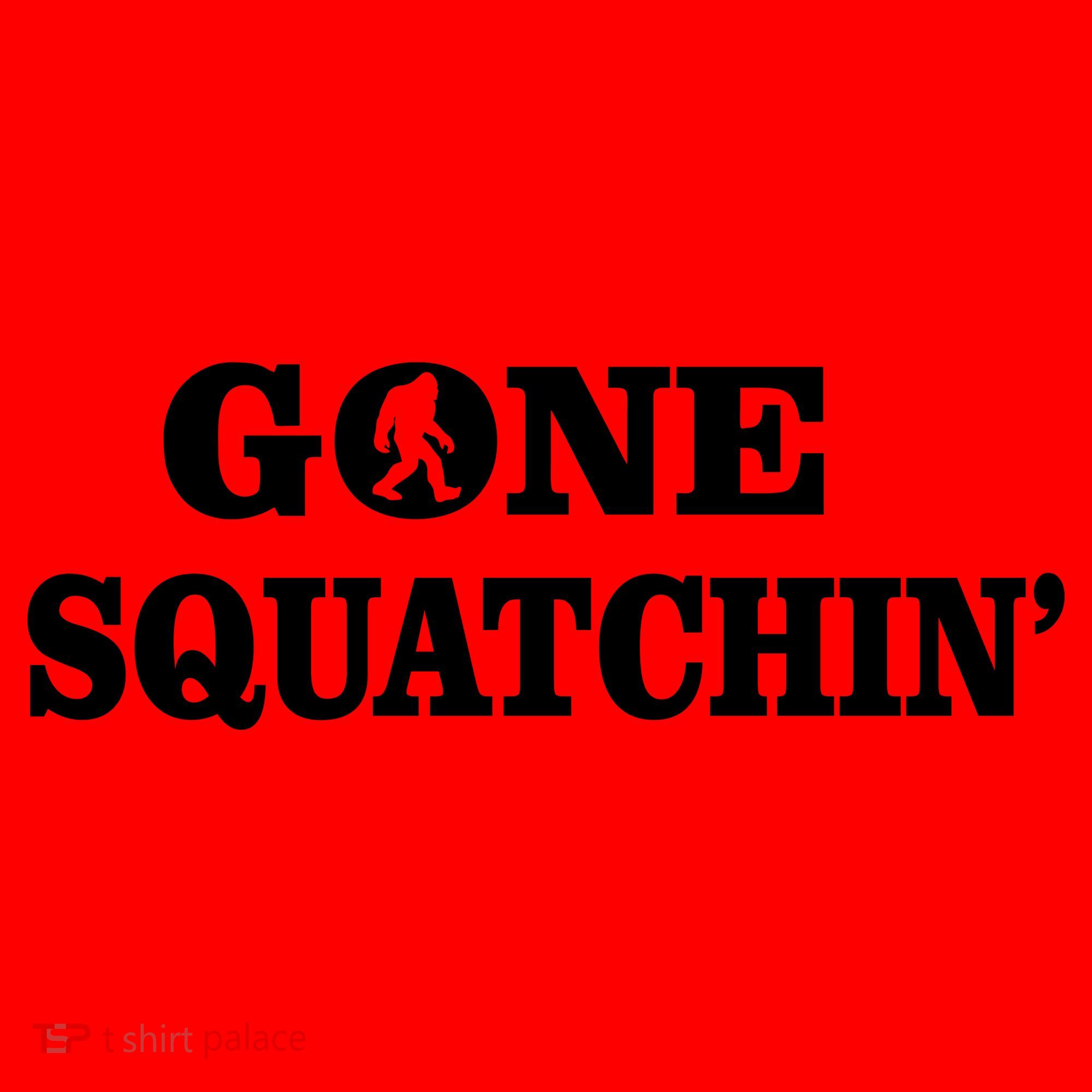 Gone Squatchhin Logo Santa Hat