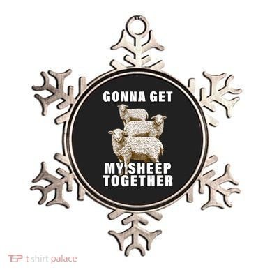 Gonna Get My Sheep Together Ornament