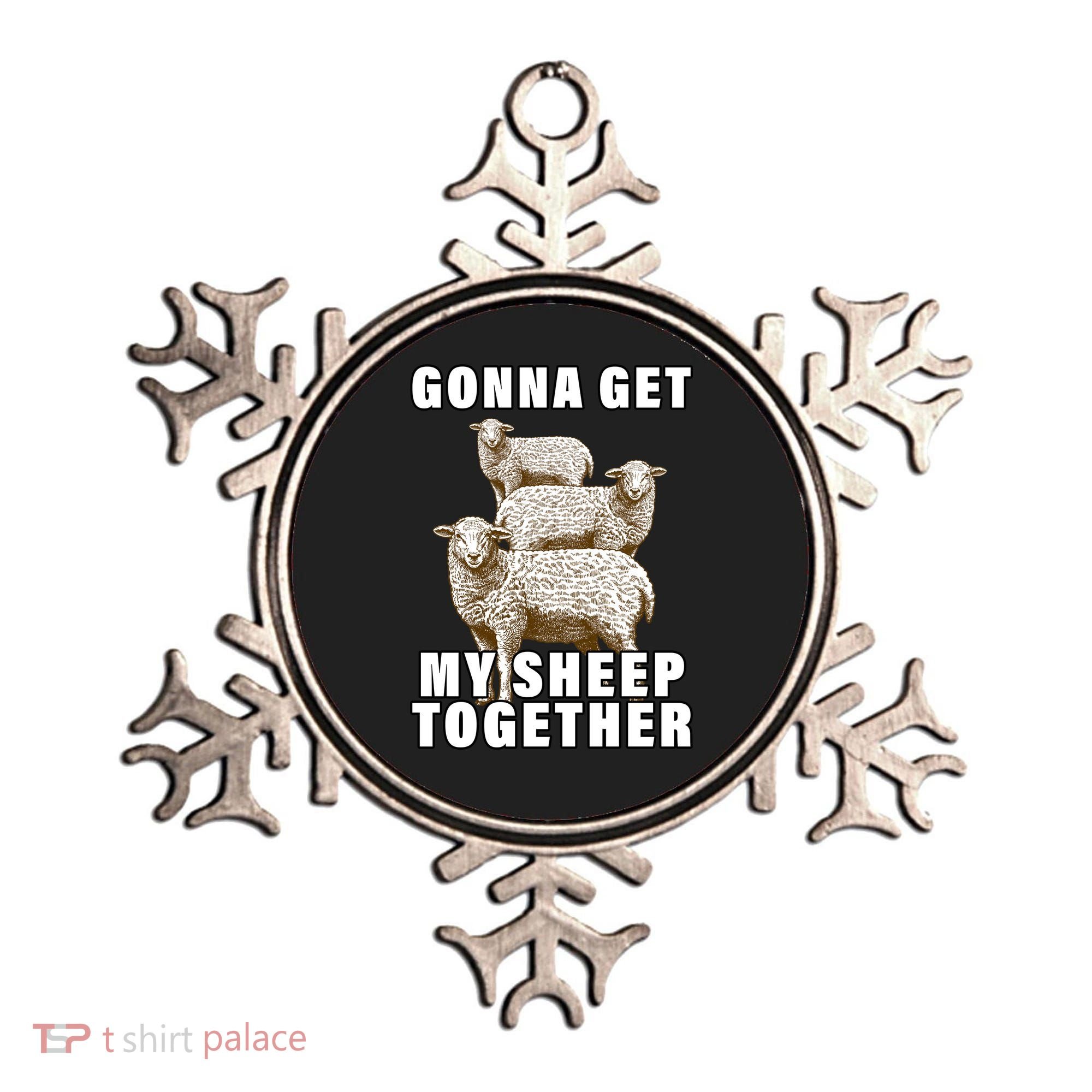 Gonna Get My Sheep Together Ornament