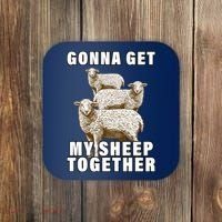 Gonna Get My Sheep Together Coaster thumb 0