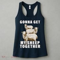 Gonna Get My Sheep Together Women's Tank Top thumb 3