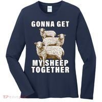 Gonna Get My Sheep Together Women's Long Sleeve Shirt thumb 0