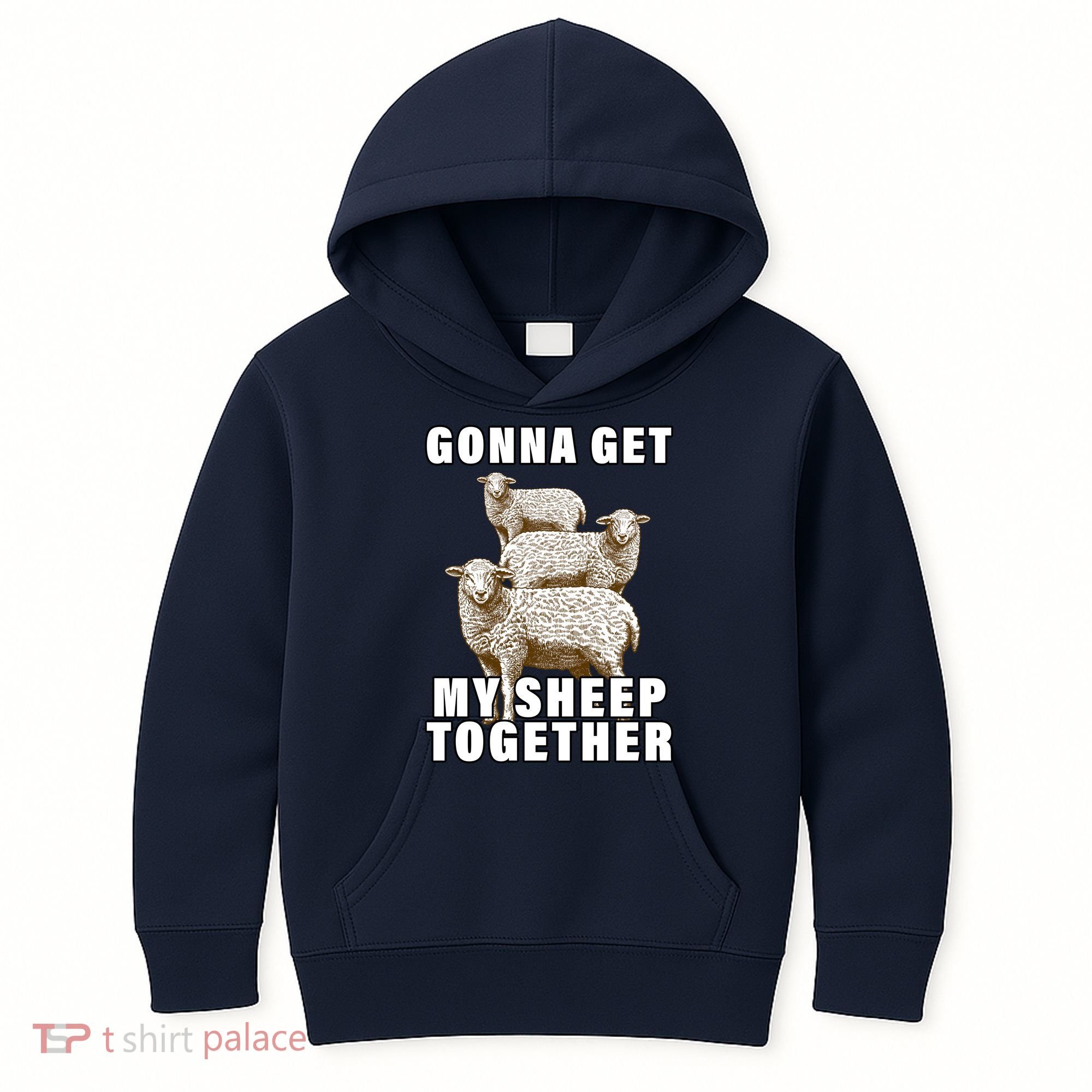 Gonna Get My Sheep Together Kids Hoodie
