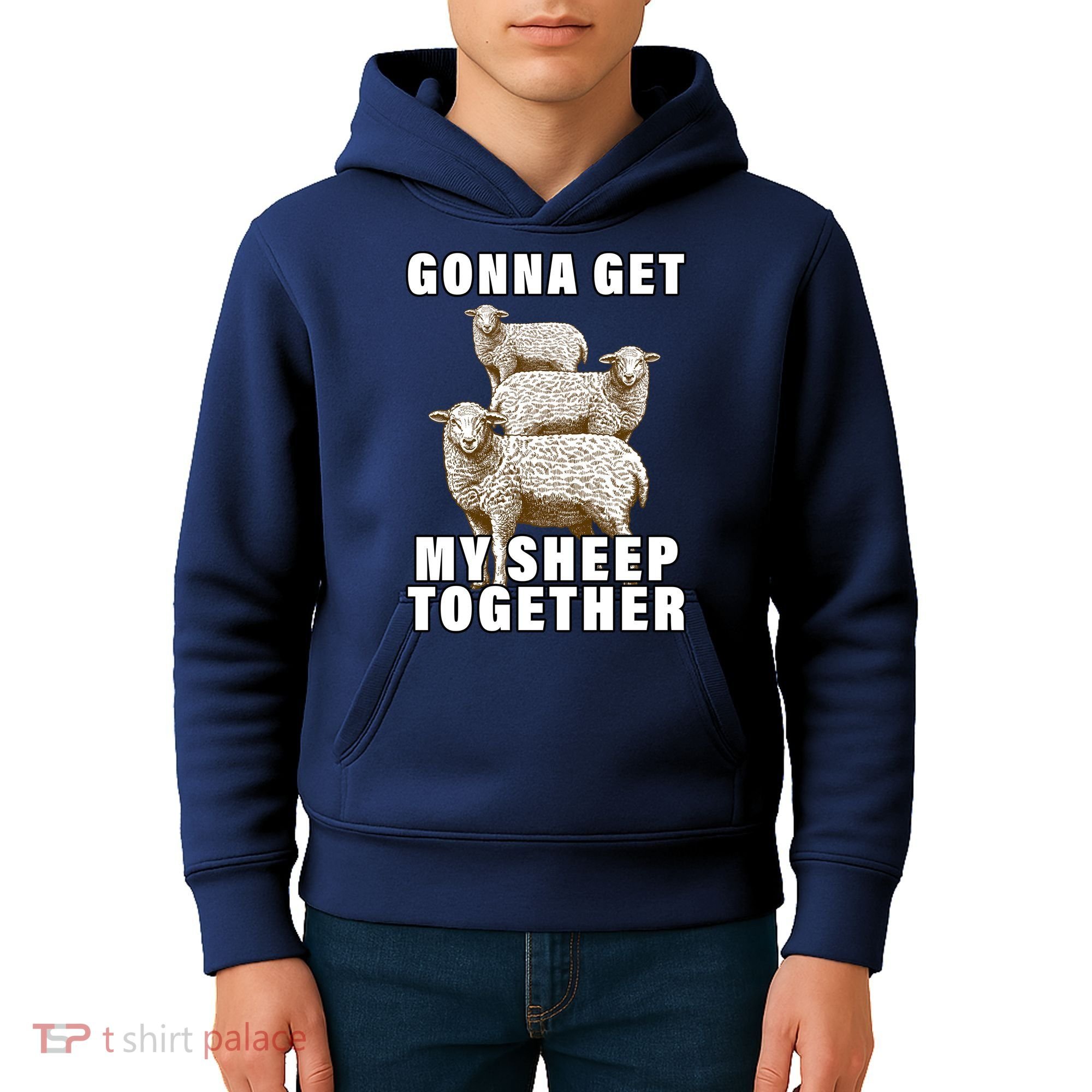 Gonna Get My Sheep Together Kids Hoodie