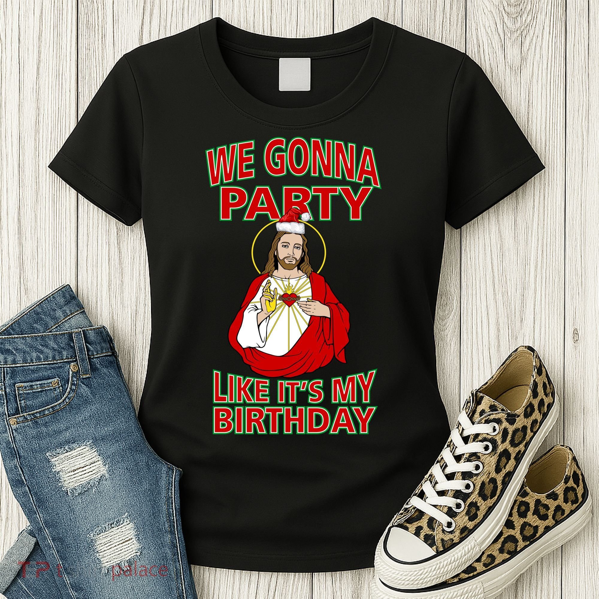 Gonna Party Like It's My Birthday Jesus Women's T-Shirt
