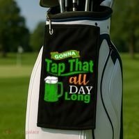 Gonna Tap That All Day Long Golf Towel thumb 2