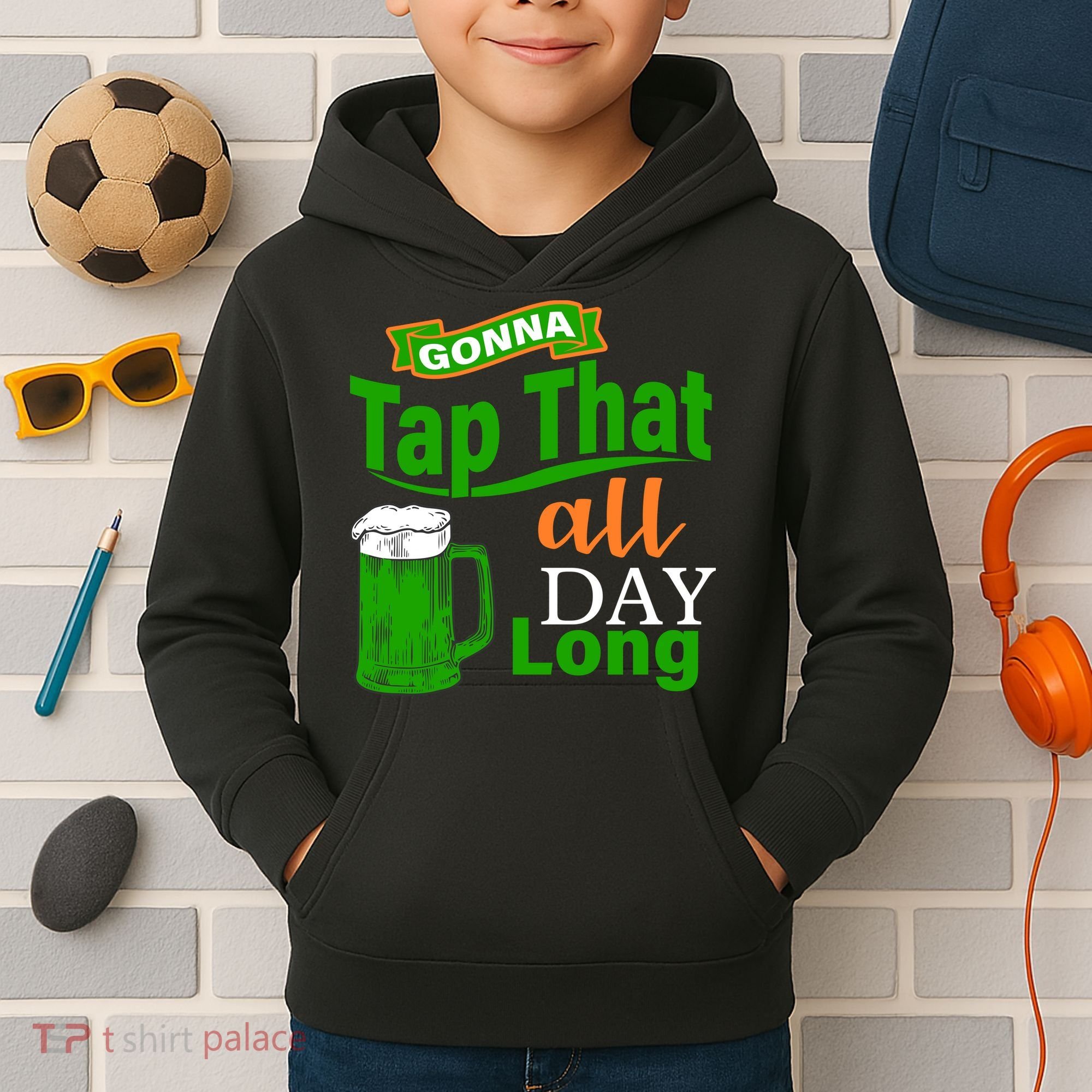 Gonna Tap That All Day Long Kids Hoodie