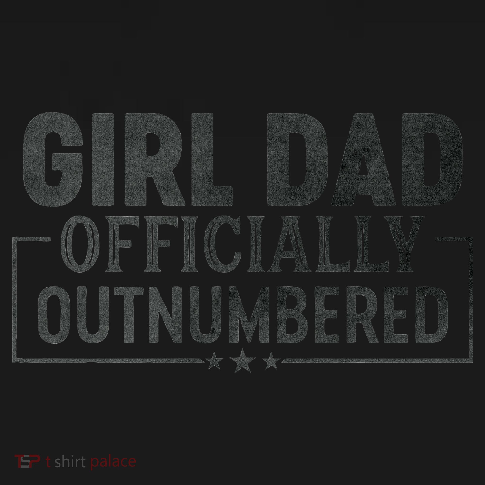 GirlDad Officially Outnumbered Daughter Fathers Day Apron