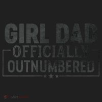 GirlDad Officially Outnumbered Daughter Fathers Day Beanie thumb 2