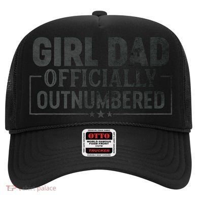GirlDad Officially Outnumbered Daughter Fathers Day Hat