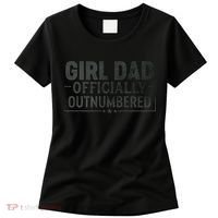 GirlDad Officially Outnumbered Daughter Fathers Day Women's T-Shirt thumb 0