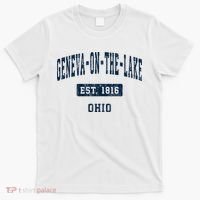 Genevaonthelake Ohio Oh Vintage Sports Established T-Shirt thumb 0