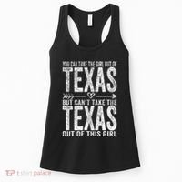 Girl Out Of Texas Hometown Home Texas Women's Tank Top thumb 0