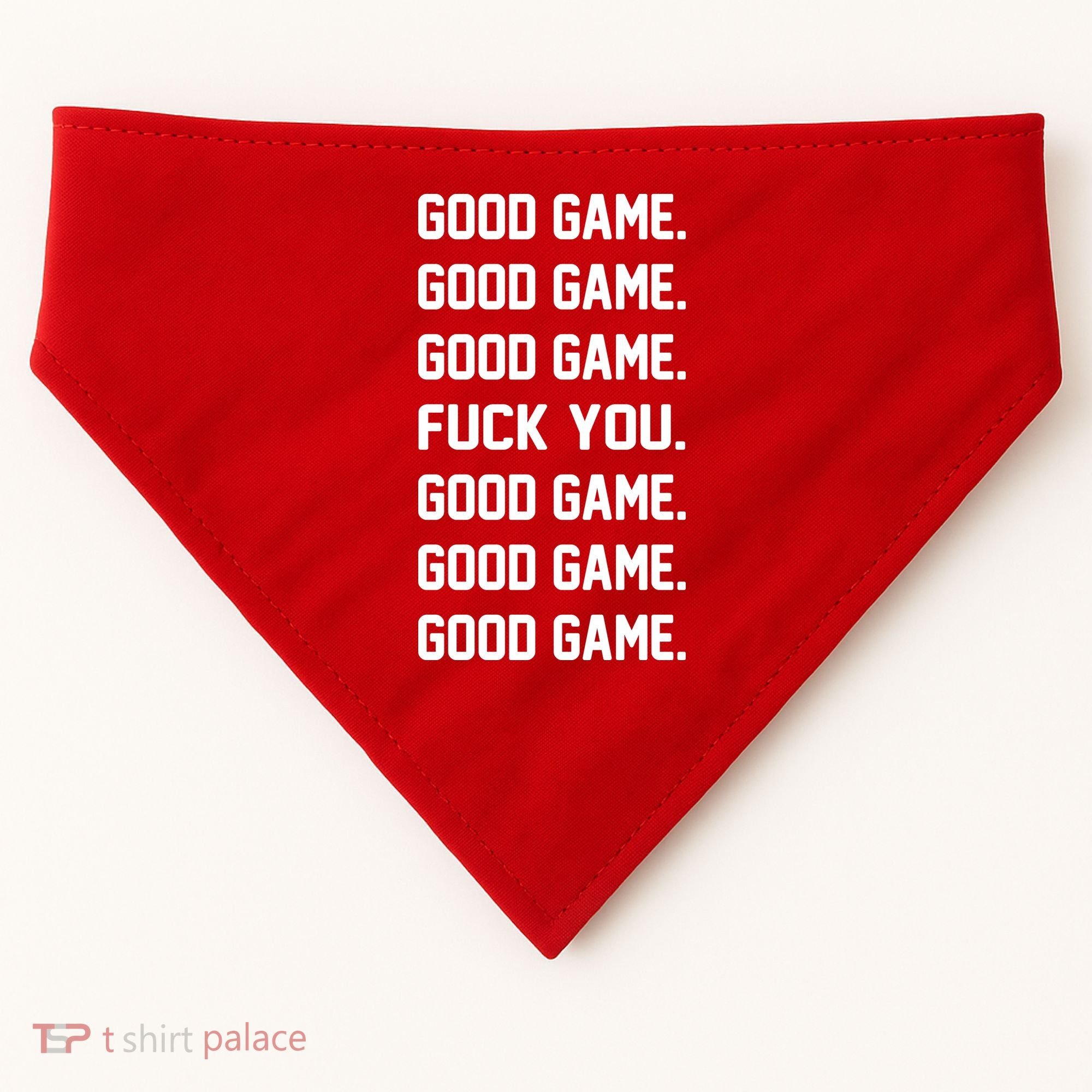 Good Game F You USA-Made Doggie Bandana