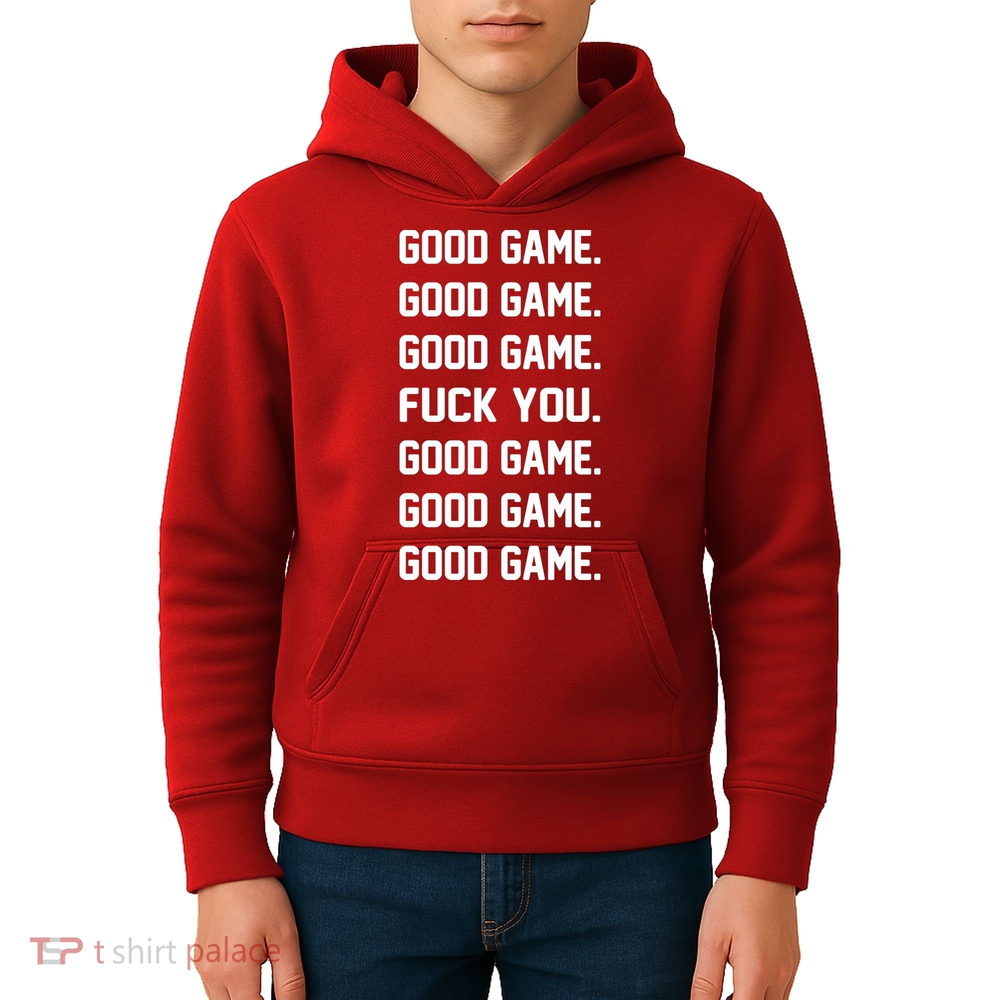 Good Game F You Kids Hoodie