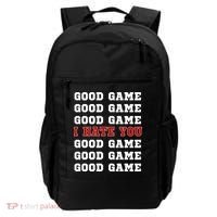 Good Game I Hate You Backpack thumb 0