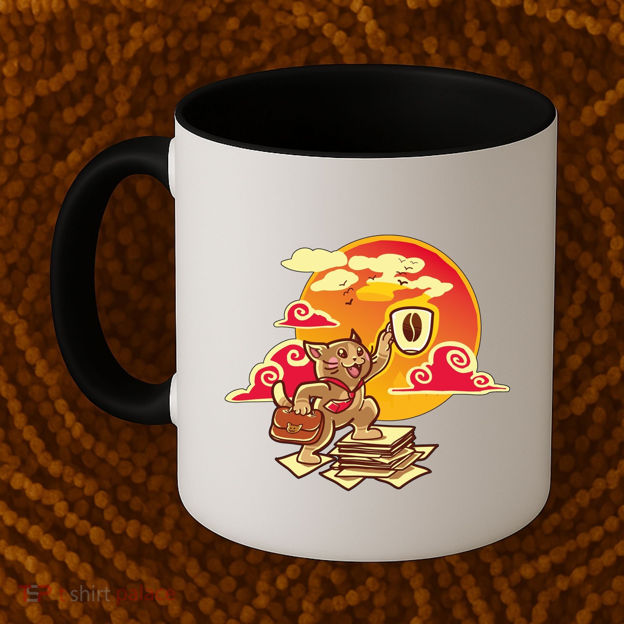 Good Mornign Coffe Cat Coffee Mug